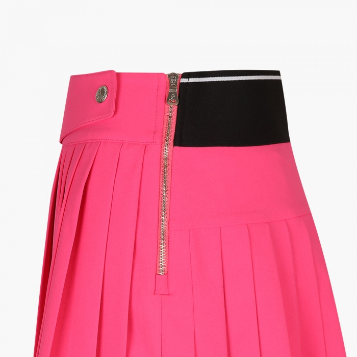 Finish line short pleats skirt (Pink)